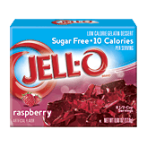 Jell-o Gelatin Dessert Sugar Free Raspberry Low Calorie Full-Size Picture